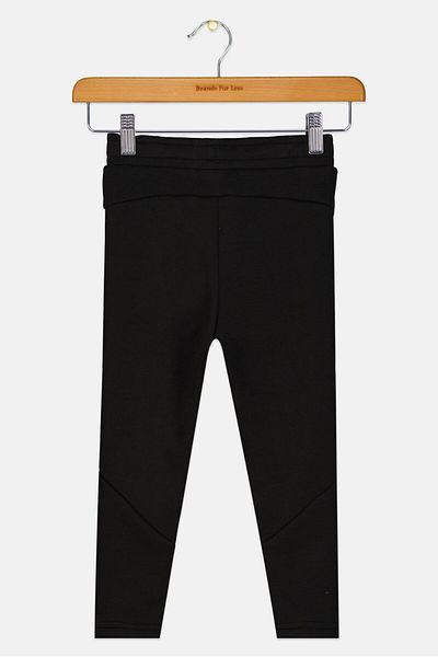 Puma Toddlers Girl Slim Fit Brand Logo Sweatpants, Black