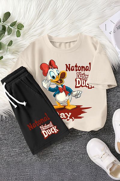 MYADA Premium National Duck Printed 2-Piece Children's Set 22466