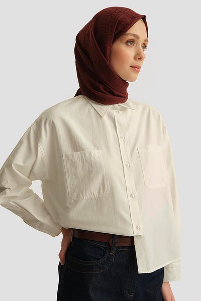 Armine Oversize Shirt 25Yh3667 White