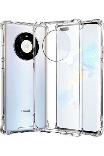 tekno grup حافظة Mate 40 Pro حماية فائقة ضد الصدمات + واقي شاشة شبح شفاف