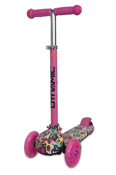 Dynamic Ht288 - Illuminated Pink Scooter, 3 Wheels, New Generation