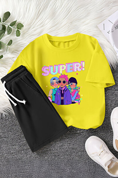 MYADA Premium Super Pisan Anime Teens Štampano Dvodijelni Dječji Set 23471