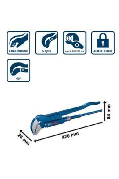 Bosch 45 ° 420mm Flat Nose Pliers S-Type Corner P