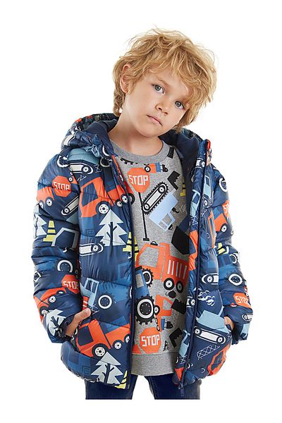 Denokids Cars Boy vízlepergető kapucnis kabát