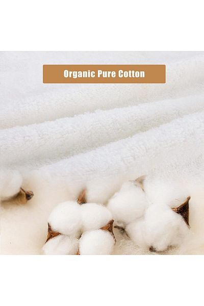 SB SizinBazar White 100% Cotton Plain Bath Towel - Beach Towel 70 * 140 Cm