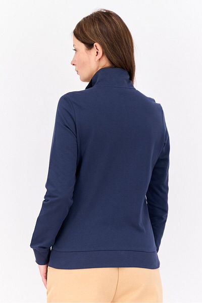 Puma Women Sportswear Fit Long Sleeves Outdoor Sweatshirt, Navy