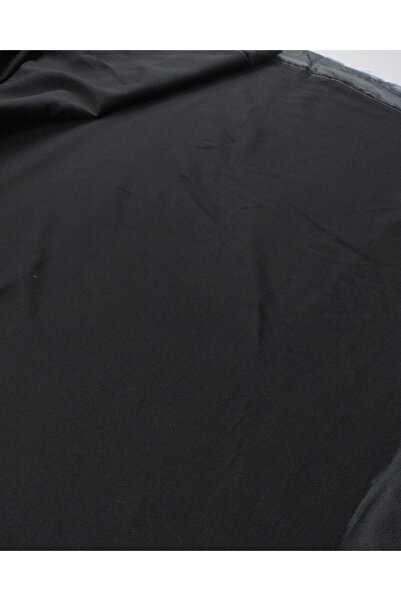 Kumaş Parça Voile de bumbac negru de 130 cm