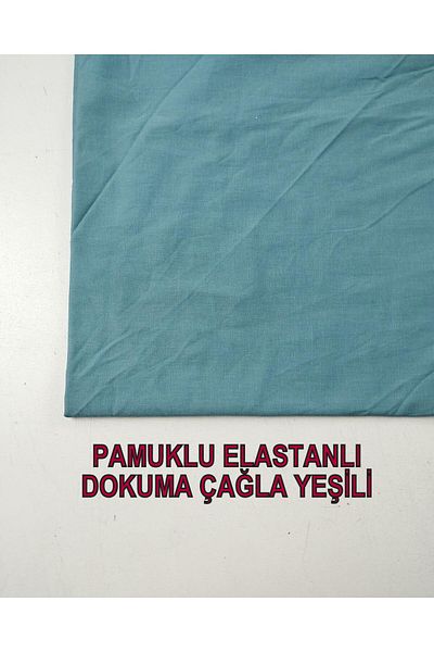 Kumaş Parça Țesătură elastică verde pastel - Lungime căptușeală 140 cm