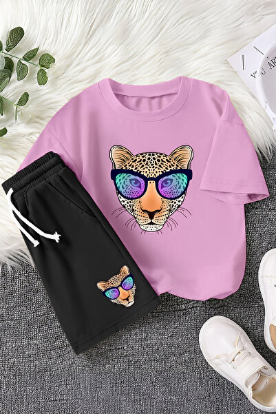 MYADA Nove sezone cool naočare Sa leopard printom 2-dijelni dečiji set 23457