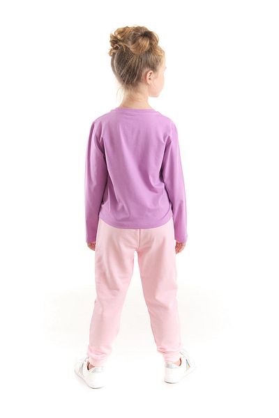 Denokids Rainbow Panda lány póló és nadrág szett