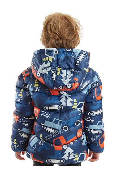 Denokids Cars Boy vízlepergető kapucnis kabát