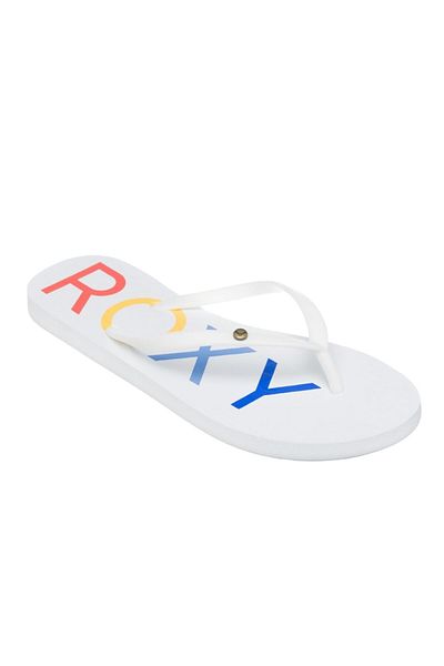 Roxy Sandy Iii Women's White Slippers