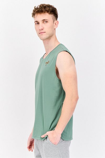 Puma Men Sportswear Fit Sleeveless Training Vest, Green