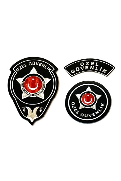 Safari Özel Güvenlik Göğüs Arması - Kol Arması - Özel Güvenlik Yazısı Set 3d ...