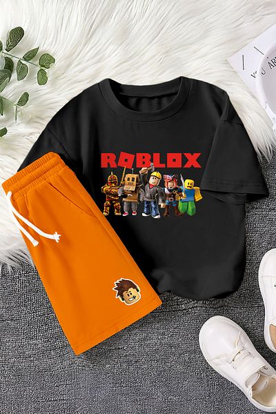 MYADA Set colorat pentru copii din 2 piese cu imprimeu Roblox Premium Fun 23407