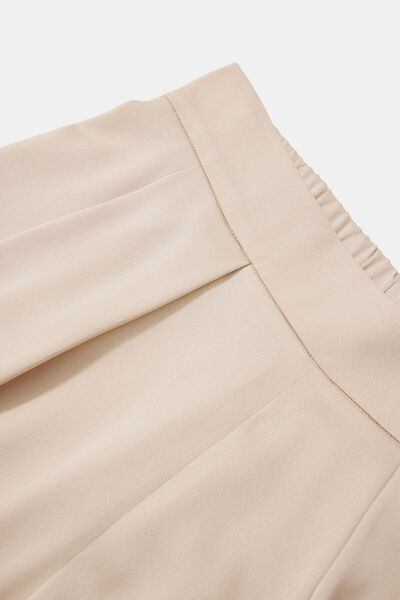 W Collection Mink Wide Leg High Waist Pants