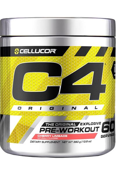 Cellucor C4 Original Pre Workout Powder Energy Drink For Men & Women - Cherry Limeade - 60 Servings