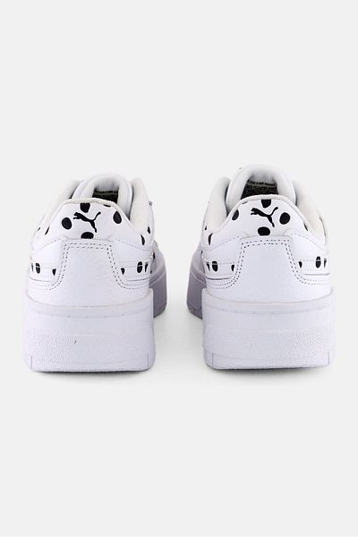 Puma Women Cali Dream Dalmatian Lace Up Outdoor Shoes, White/black