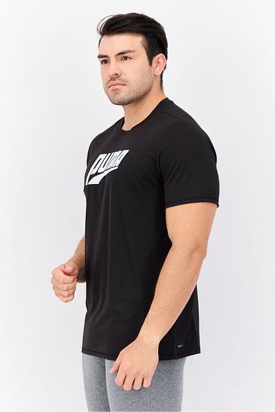 Puma Men Sportswear Fit Short Sleeves Running T-Shirt, Black