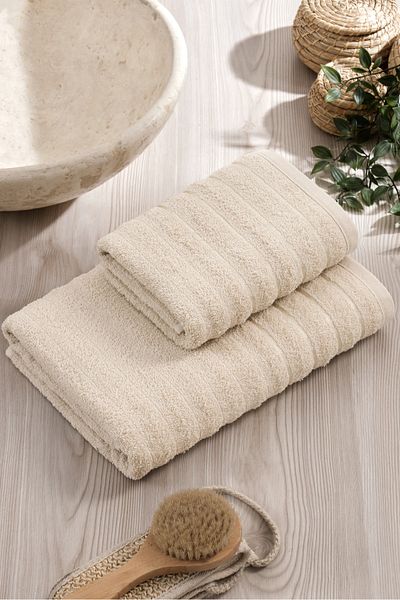 Eponj Home Σετ Πετσέτες 2 τεμαχίων Wave 50x85cm+70x140cm