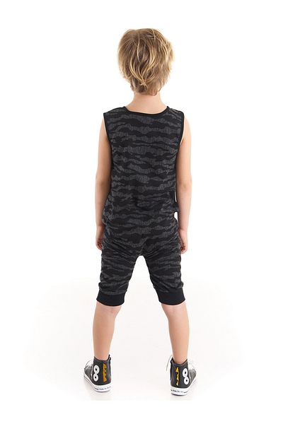 Denokids Overall mit Camouflage-Muster für Jungen mit Dinosaurier-Motiv