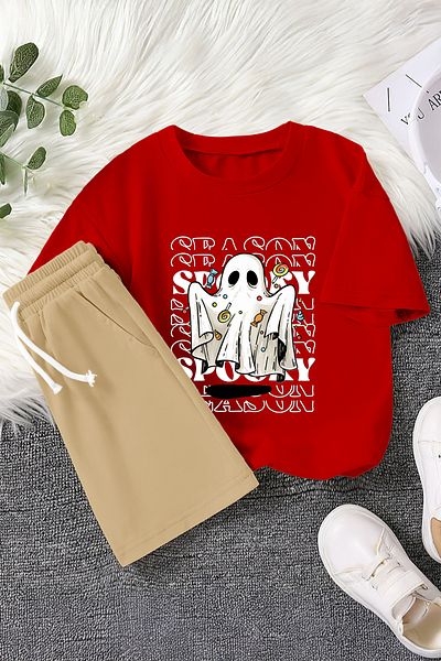 MYADA Premium Halloween Concept Candy Printed 2-Piece Children's Set 22670
