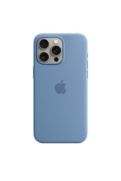 Apple iPhone 15 Pro Max Case Silicone Inside Microfibe Soft Silky Touch Anti-Scratch Thin Shockproof Cover