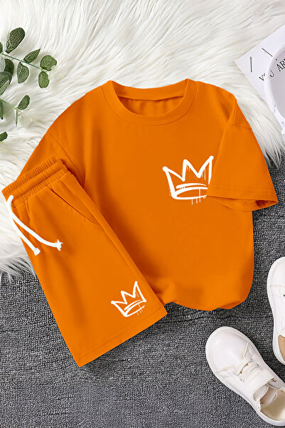 MYADA Новий сезон King з принтом 2-х предметний дитячий комплект 23461