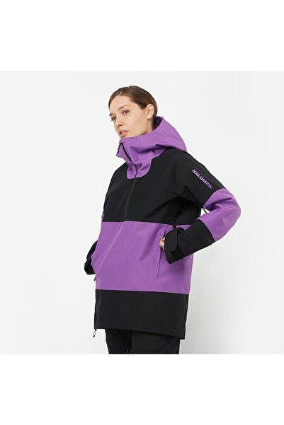 Salomon BASHLEY ANORAK Kadın Kayak Montu Black LC2145600