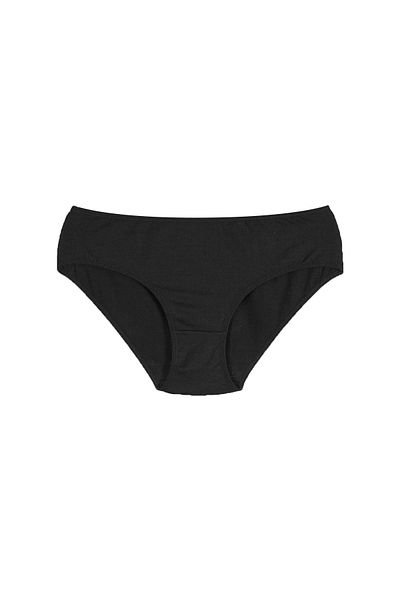 Penti Κάλυμμα 3 τεμαχίων Βαμβακερό Μαύρο Slip Panty