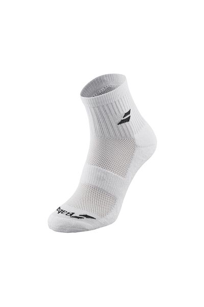 BABOLAT Quarter 3 Pack White Socks