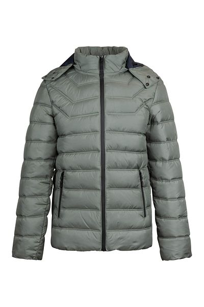 Hatemoğlu Παλτό με κουκούλα με κουκούλα Khaki Slim Fit Judge