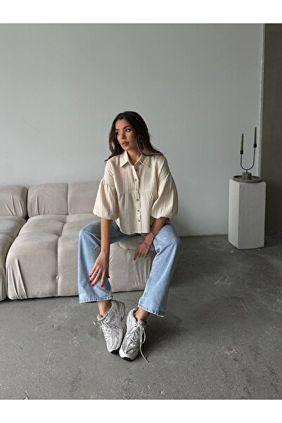 ABOUT US Πουκάμισο μουσελίνας RELAX KALIP # 2031