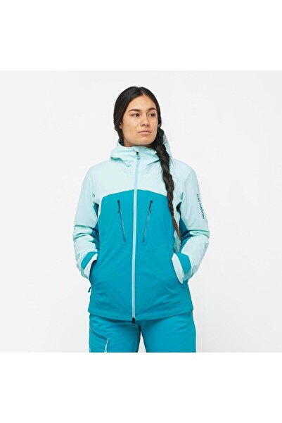 Salomon BRILLIANT Kadın Kayak Montu Enamel Blue LC2143400