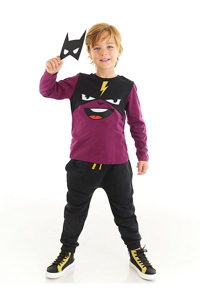 Denokids Lightning Mask Jungen T-Shirt-Hosen-Set