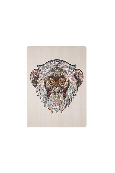 GRAFİX Wooden Puzzle Monkey 133 Pieces