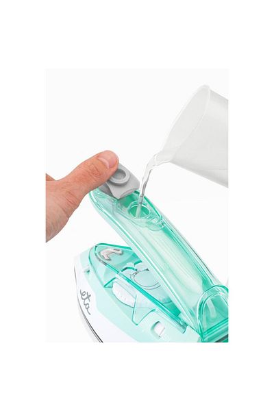 ETA Travel iron ETA Sophia 1271 90000, 1100 W, ceramic soleplate, 80 ml, 50 g/min