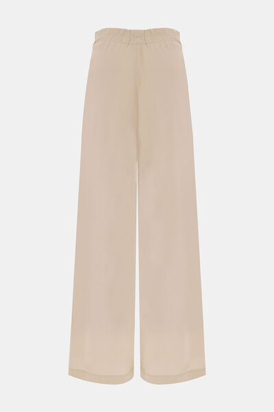 W Collection Mink Wide Leg High Waist Pants