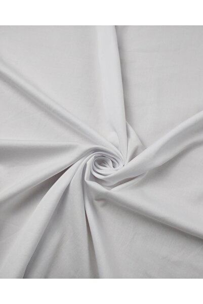 Kumaş Parça Bumbac Sintetic Tesut Fin Moale Culoare Albă Lățime: 140 cm