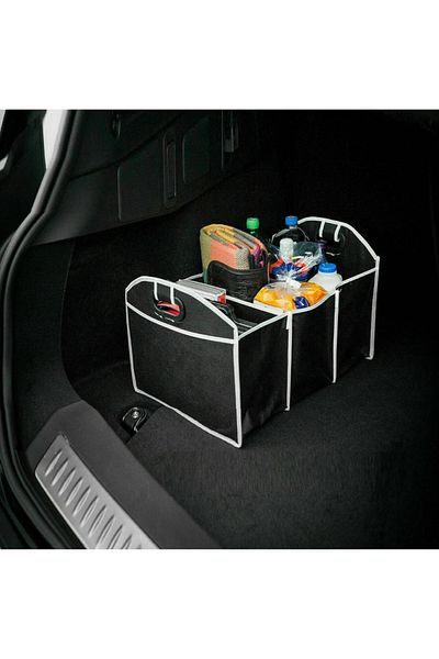 AS SEEN ON TV Car Boot Organiser, Foldable Non-slip Tidy Bag Large Capacity Trunk Organizer