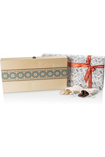 ÇAĞUR Sze Ethnic Design Handmade Modern Wooden Backgammon Set Product Dimensions 25 X 48 X 6.5 cm New 11