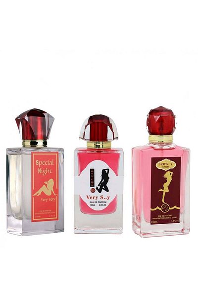 VERY Set of 3 100 pheromone perfumes