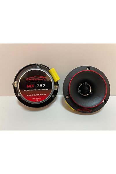 AUDİOMAX DOME TWEETER 10 CM 600 WATT MAXİMUM POWER ÇİFT FİYATIDIR 100 WATT RMS POWER