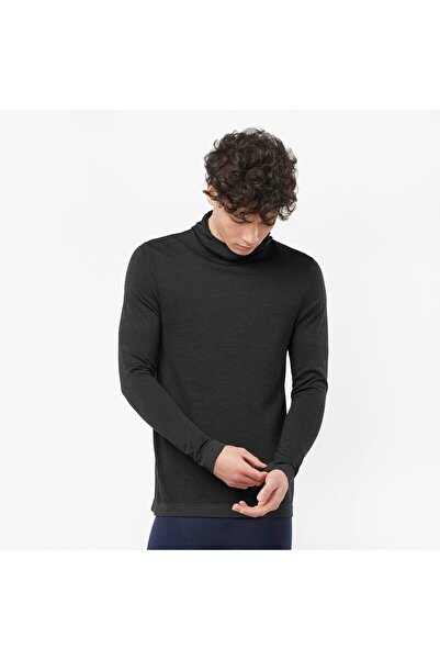 Salomon OUTSPEED WOOL Erkek Üst İçlik Black LC2117800