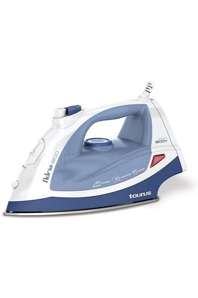 Taurus Fier de calcat Taurus Adria 1800, Talpa Inox, 1800W, 0.30l (Alb-Albastru)