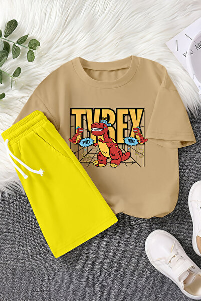 MYADA Новий сезон T-Rex Динозавр Принт 2-х частинний дитячий комплект 23389