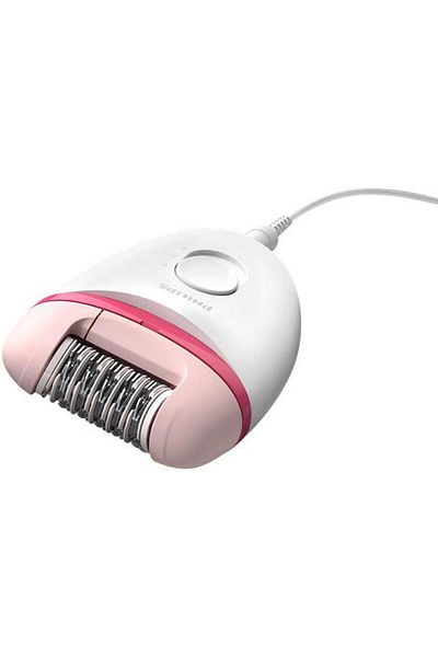 Philips Epilator Philips Satinelle Essential BRE235/00, 2 viteze (Alb/Roz)