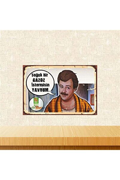 Do You Want Wooden Soda Nuri Alço 20-30 cm Retro Poster Tkfx4071