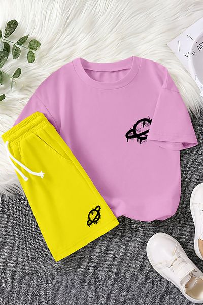 MYADA Premium Planet Venus Drawing Printed 2-Piece Children's Set 23462