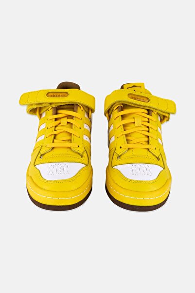 adidas Originals x M and M Men Forum Low 84 Velcro Closure Shoes, Yellow